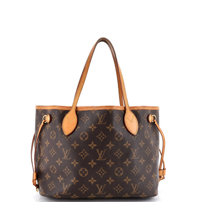 Louis Vuitton Neverfull Nm Tote Monogram Canvas Pm