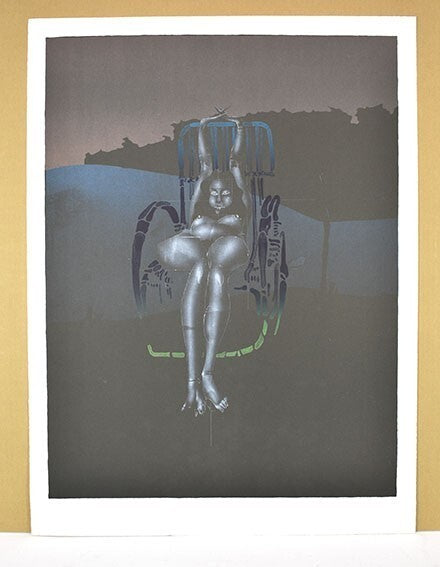 Paul Wunderlich - Twilight Ed125 Original Lithograph Signed Surrealism Art