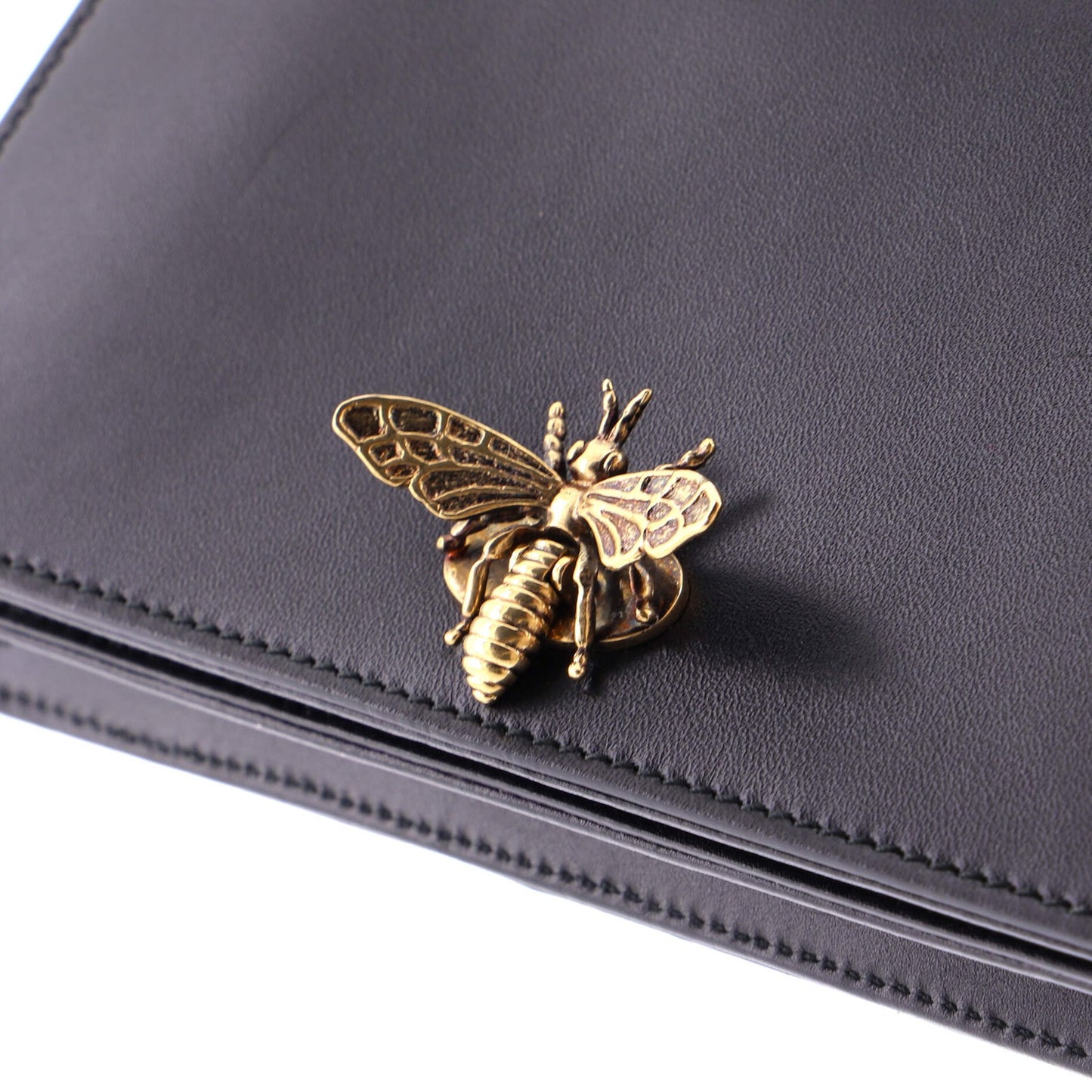 Christian Dior Bee Clutch Leather