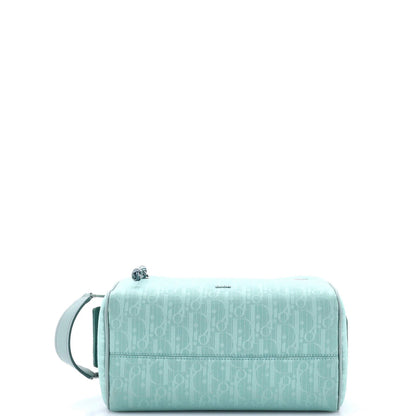 Christian Dior Double Zip Toiletry Pouch Oblique Recycled Nylon