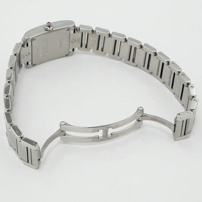 Cartier Tank Franaise Sm W51028Q3 Pink Ladies Used Watch #121913
