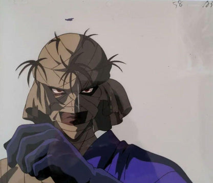 Vintage Rurouni Kenshin - Shishio Makoto Cel Animation Art Japanese Anime Framed