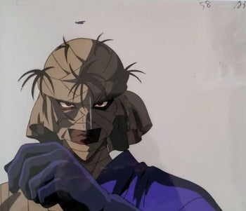 Vintage Rurouni Kenshin - Shishio Makoto Cel Animation Art Japanese Anime Framed