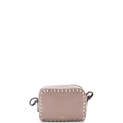 Valentino Garavani Rockstud Camera Crossbody Bag Leather