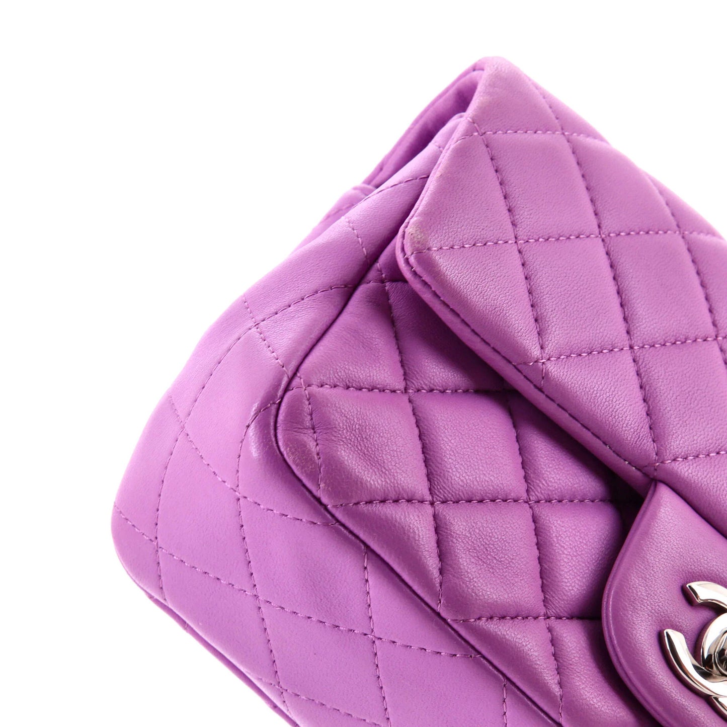 Chanel Classic Single Flap Bag Quilted Lambskin Mini