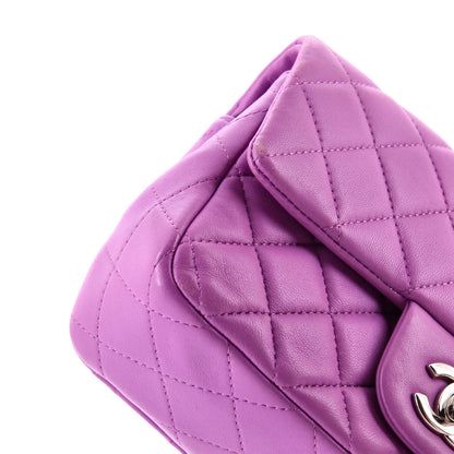 Chanel Classic Single Flap Bag Quilted Lambskin Mini