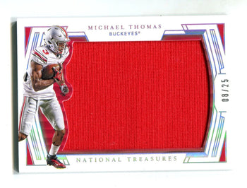 Michael Thomas 2020 Panini Treasures Collegiate #65 Jersey Patch Card /25