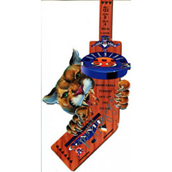 Wayne Huizenga Autographed 1993 Inaugural Game Ticket