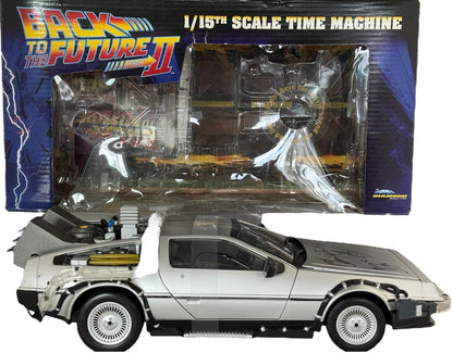 Christopher Lloyd Signed Back To The Future Delorean Time Machine 1:15 Scale Die