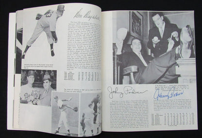 1958 Dodgers Signed/Auto (26) Yearbook Koufax
