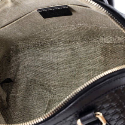 Gucci Convertible Dome Satchel Microguccissima Leather Mini