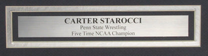 Carter Starocci Penn State Wrestling Autographed 16X20 Photo Jsa 195717