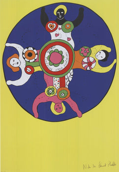 Niki De Saint Phalle Study For Nana Fountain (Yellow) 