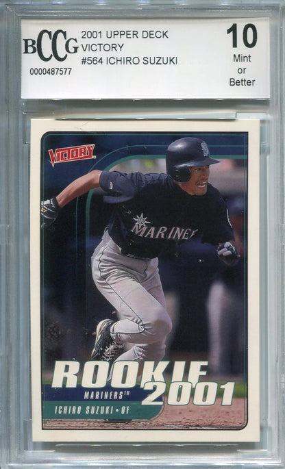 Ichiro Suzuki 2001 Upper Deck Victory (Bccg) Graded 10