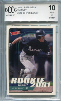 Ichiro Suzuki 2001 Upper Deck Victory (Bccg) Graded 10
