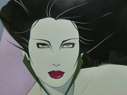Framed Mirage Editions Patrick Nagel Serigraph Signed Print