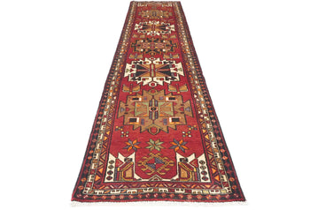 Hand-Knotted Vintage Oriental Runner Rug