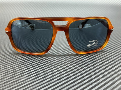PERSOL PO3328S 96 56 Terra di Siena Brown Blue