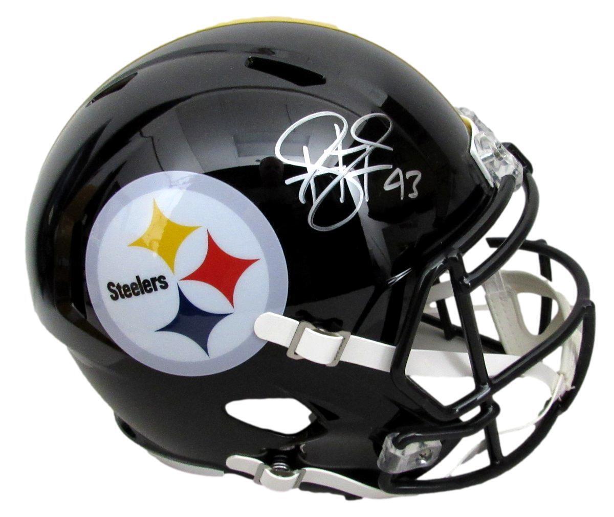 Troy Polamalu Hof Signed Full Size Speed Replica