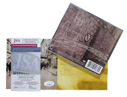 Joe Elliott Autographed Cd Cover "Slang" Def Leppard Jsa 170240