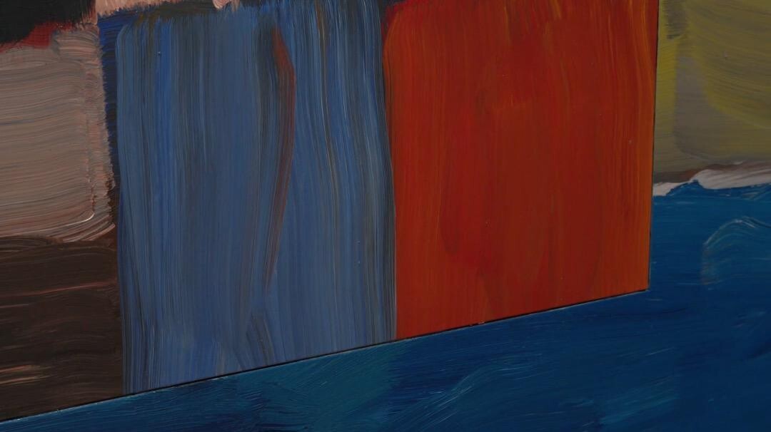 Sean Scully Original Exhibition Poster Print -Dark Yet Max Hetzler Gallery