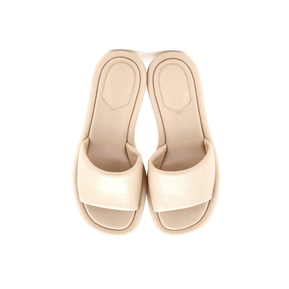 Fendi Women'S Baguette Heeled Slide Mules Leather