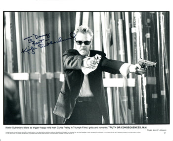 Kiefer Sutherland Autographed 8X10 Photo