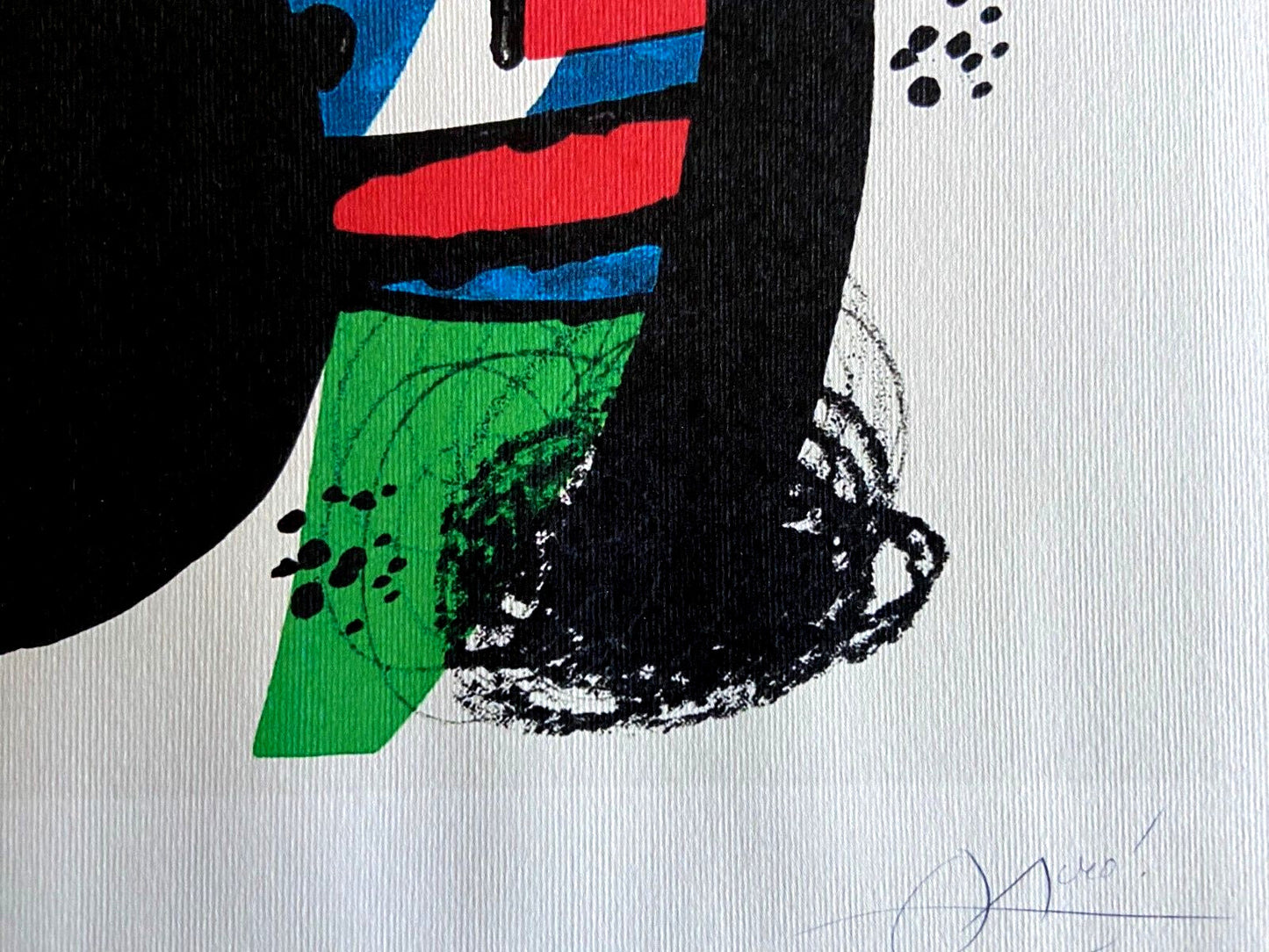 Joan Mir Lithograph Coa Certified Signed Op