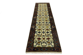Hand-Knotted Chobi Floral Style Oriental Runner