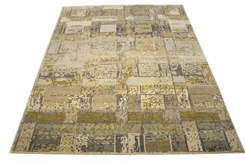 Contemporary Modern Rug Abstract Design Living &