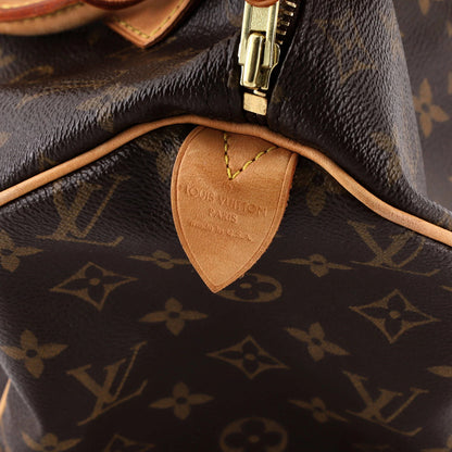 Louis Vuitton Speedy Handbag Monogram Canvas 30