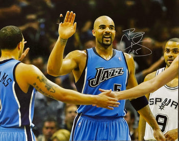 Carlos Boozer Autographed 16X20 Basketball Photo