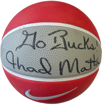 Thad Matta Autographed Nike Ohio State Basketball