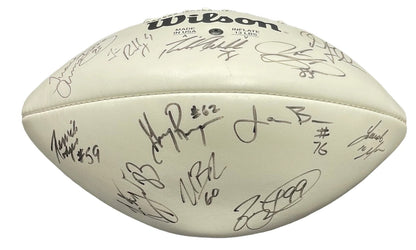 Dolphins Autographed White Panel Football (Jsa)
