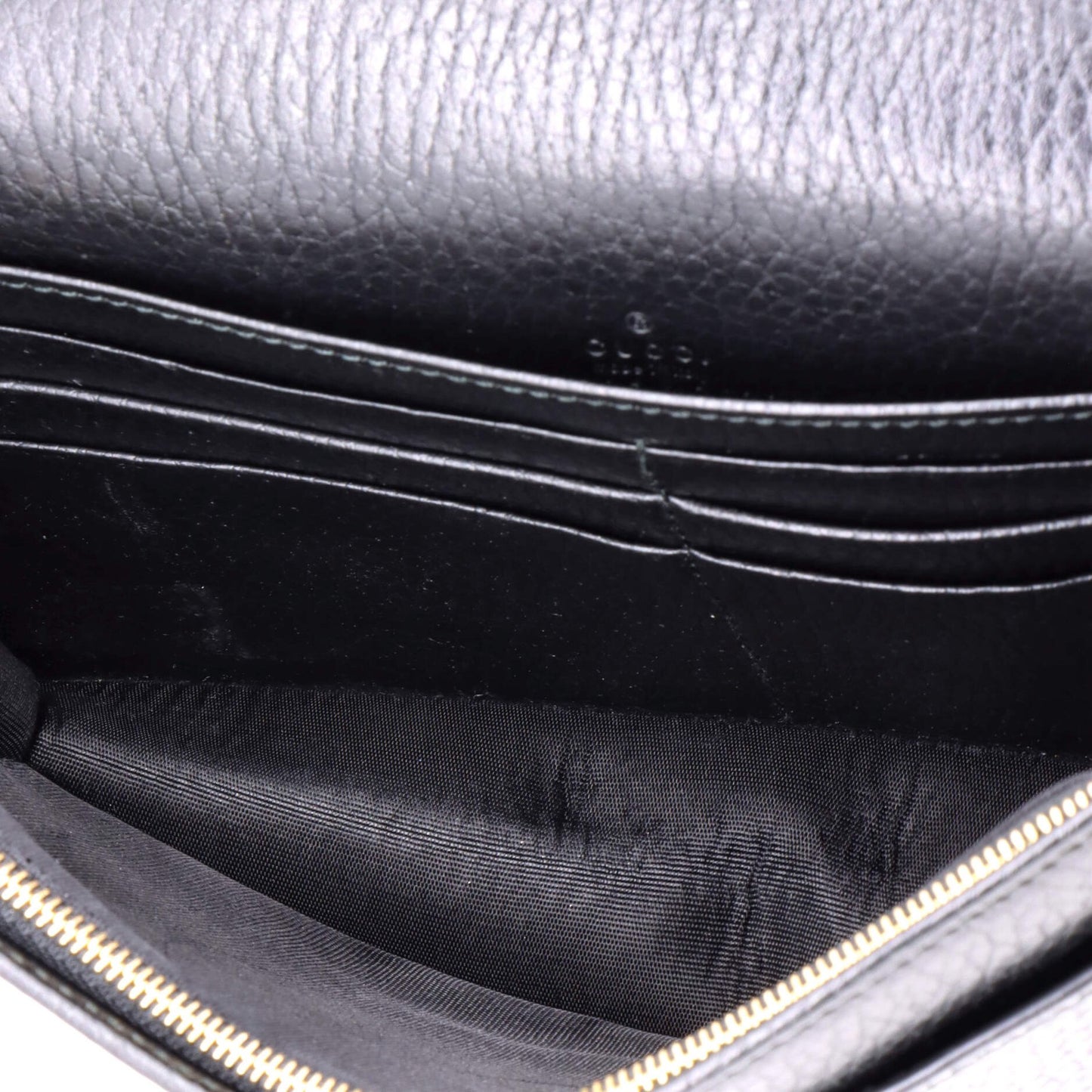 Gucci Petite Gg Marmont Chain Wallet Leather Mini