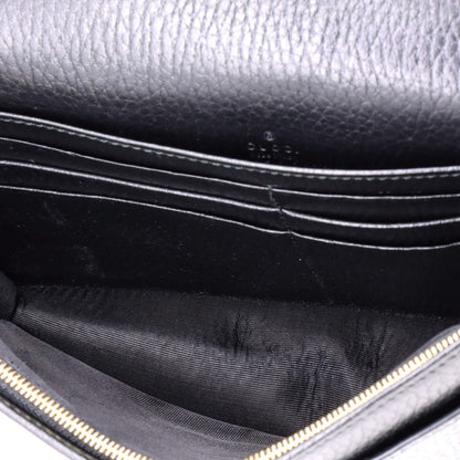 Gucci Petite Gg Marmont Chain Wallet Leather Mini