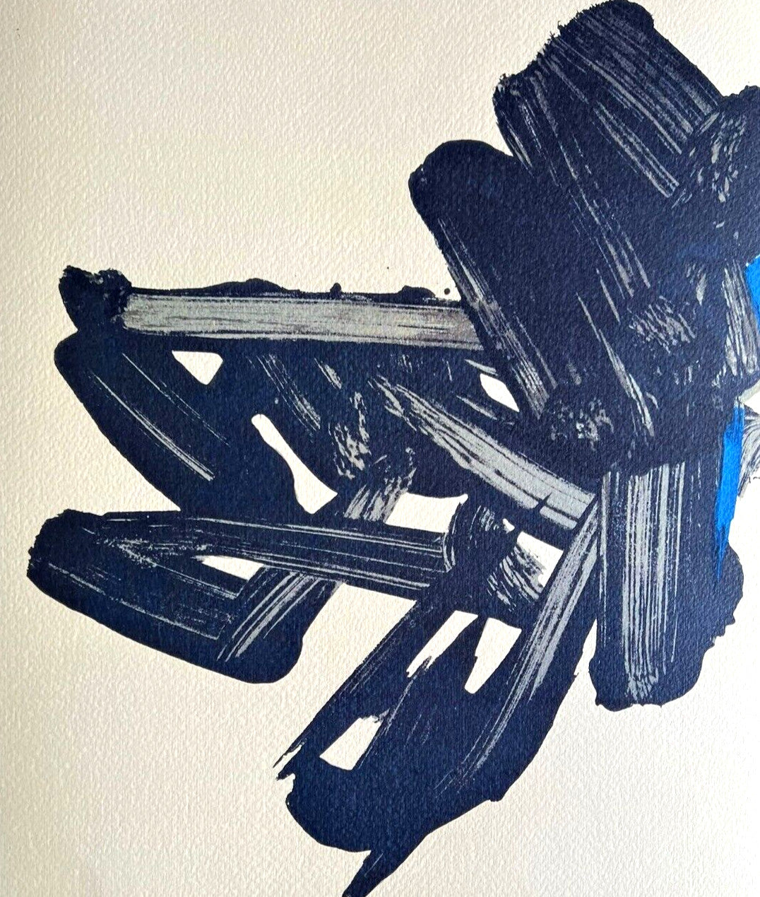 Pierre Soulages Coa Signed Op Numbered Pencil 275Ex Certified