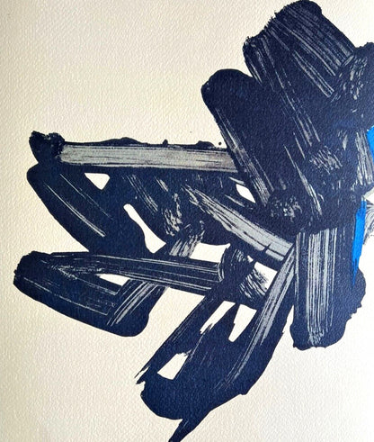 Pierre Soulages Coa Signed Op Numbered Pencil 275Ex Certified