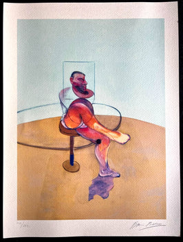 Francis Bacon Lithograph Coa Signed In Pen