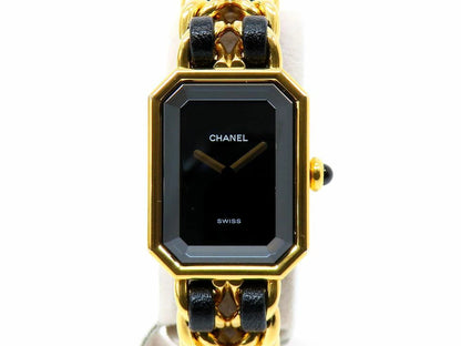 Chanel H0001 Premire S Gp Leather Strap Quartz