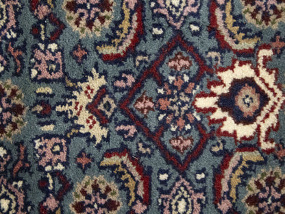Hand-Knotted Indo-Bidjar Oriental Runner Rug Wool
