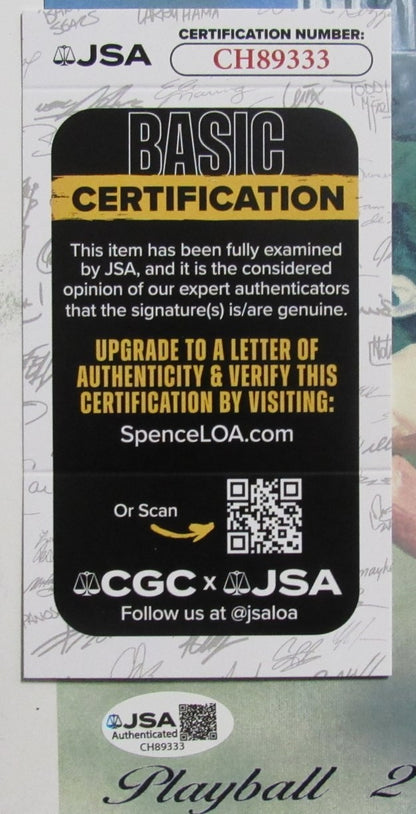 Worden/Heap/Guglielmi/Lattner Multi-Signed 13X19 Lithograph Notre Dame Jsa 00811