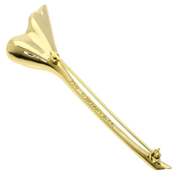 Tiffany&Co. Brooch Ginkgo K18 Yellow Gold