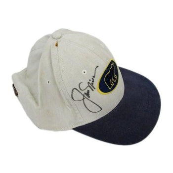 Jack Nicklaus Signed/Autographed White/Blue Golden Bear Golf Hat Jsa 190267