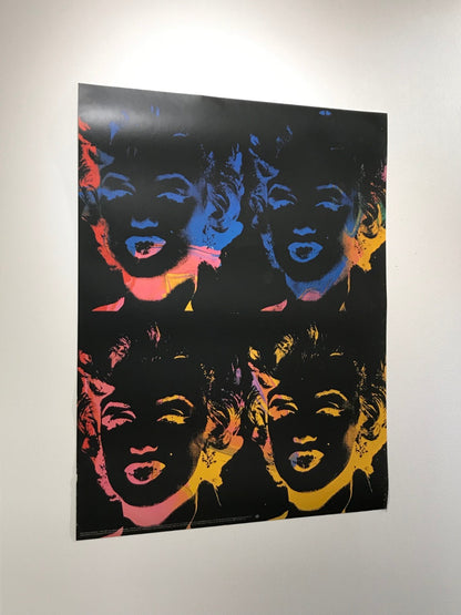 1993 Andy Warhol Montreal Museum of Fine Arts Exhibition Poster 4 Marilyns