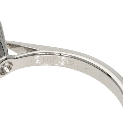 CARTIER Ring Solitaire 1P Diamond #48 Platinum