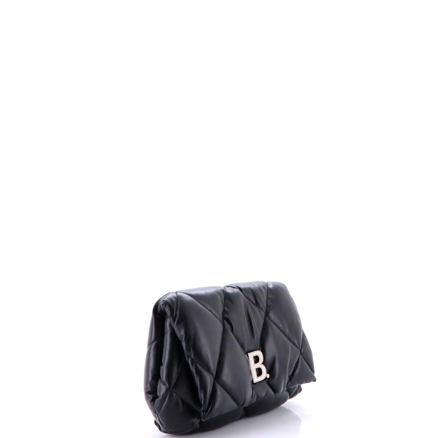 Balenciaga Touch Clutch Quilted Puffy Leather Medium