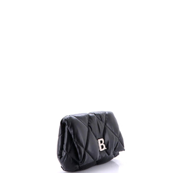 Balenciaga Touch Clutch Quilted Puffy Leather Medium