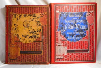 1878/1880 Promenades Japonaises Emile Guimet Felix Regamey Japan Travel 2 Vols