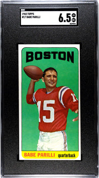 Babe Parilli 1965 Topps #17 Sgc 6.5